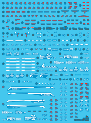 Delpi Water Decal For RG Force Impulse - A-Z Toy Hobby