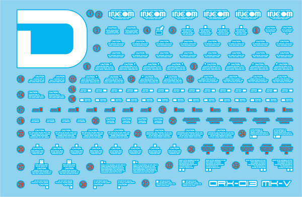 Delpi Water Decal For MG Mk-V - A-Z Toy Hobby