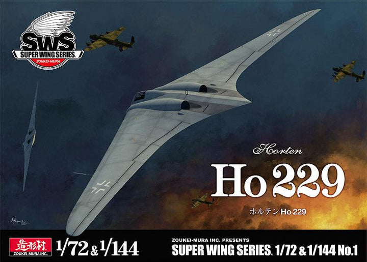 Zoukei-Mura #1 Ho 229 Horten Set SWS 1/72 & 1/144 Model Kit - A-Z Toy Hobby