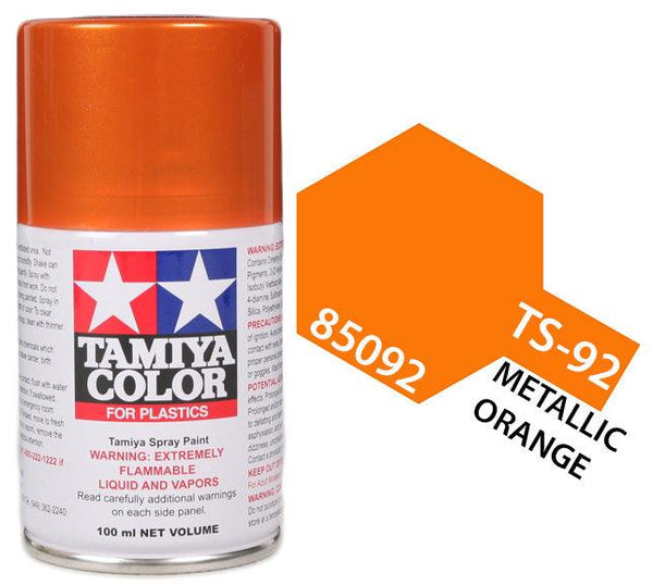 Tamiya 85092 TS-92 Metallic Orange Lacquer Spray Paint 100ml TAM85092 - A-Z Toy Hobby