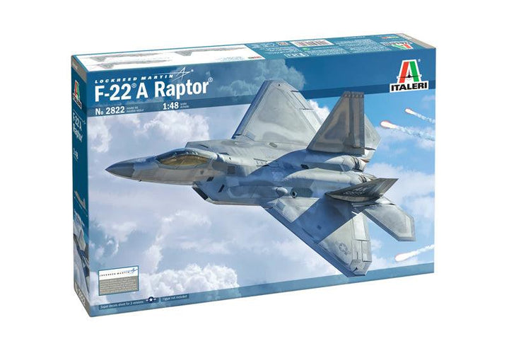 Italeri #2822 F-22A Raptor 1/48 Model Kit - A-Z Toy Hobby