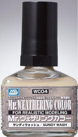 Mr. Hobby WC04 Mr. Weathering Color Sandy Wash 40ml - A-Z Toy Hobby