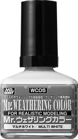 Mr. Hobby WC05 Mr. Weathering Color Multi White 40ml - A-Z Toy Hobby