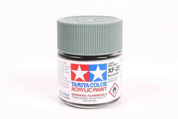 Tamiya 81325 XF-25 Light Sea Gray Acrylic Paint 23ml TAM81325 - A-Z Toy Hobby