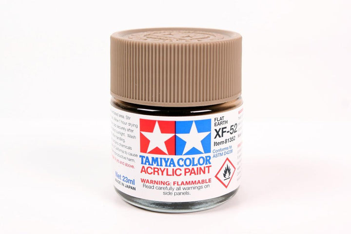 Tamiya 81352 XF-52 Flat Earth Acrylic Paint 23ml TAM81352 - A-Z Toy Hobby