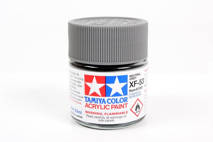 Tamiya 81353 XF-53 Neutral Gray Acrylic Paint 23ml TAM81353 - A-Z Toy Hobby