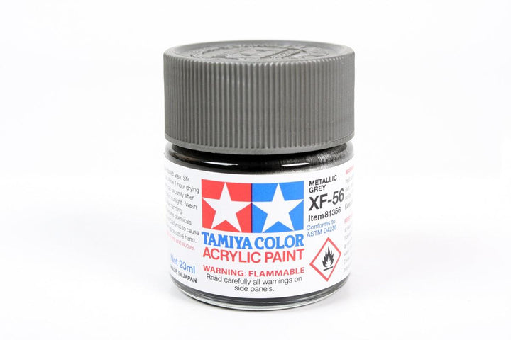 Tamiya 81356 XF-56 Metallic Gray Acrylic Paint 23ml TAM81356 - A-Z Toy Hobby