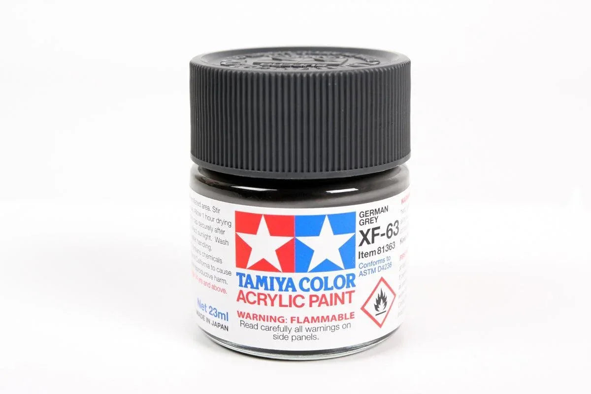 Tamiya 81363 XF-63 German Gray Acrylic Paint 23ml TAM81363 - A-Z Toy Hobby