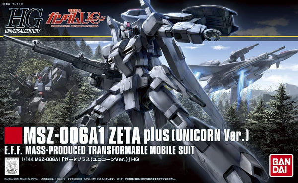 Bandai 182 Zeta Plus (Unicorn Ver.) HGUC 1/144 Model Kit - A-Z Toy Hobby